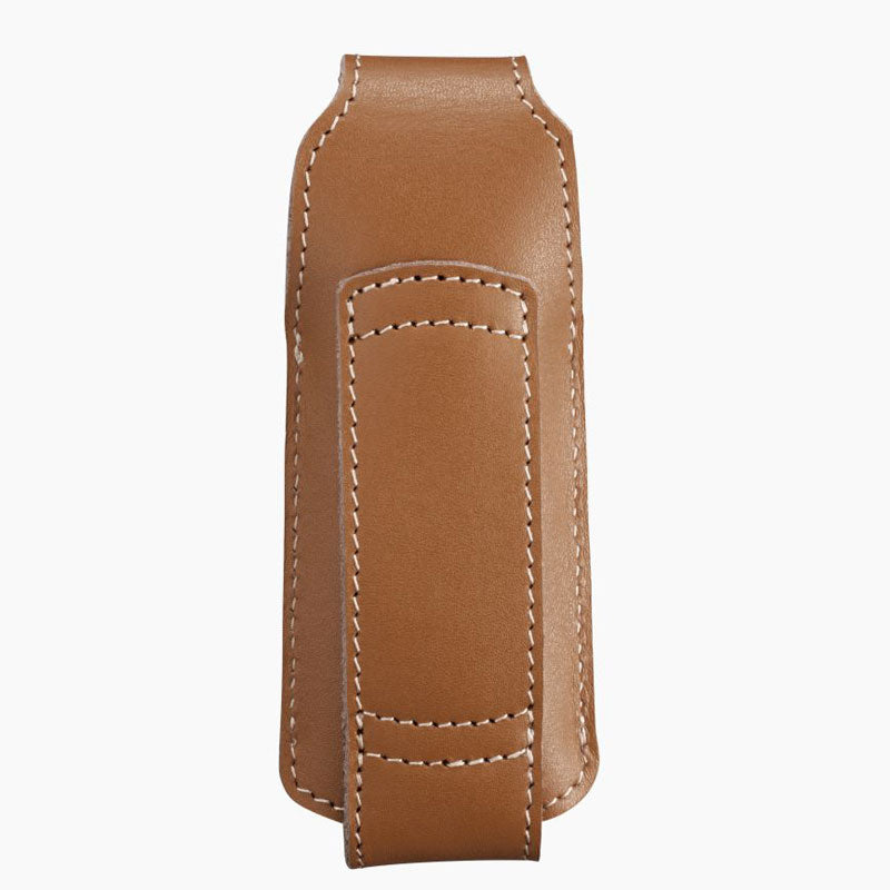 Leather Sheath Chic Brown
