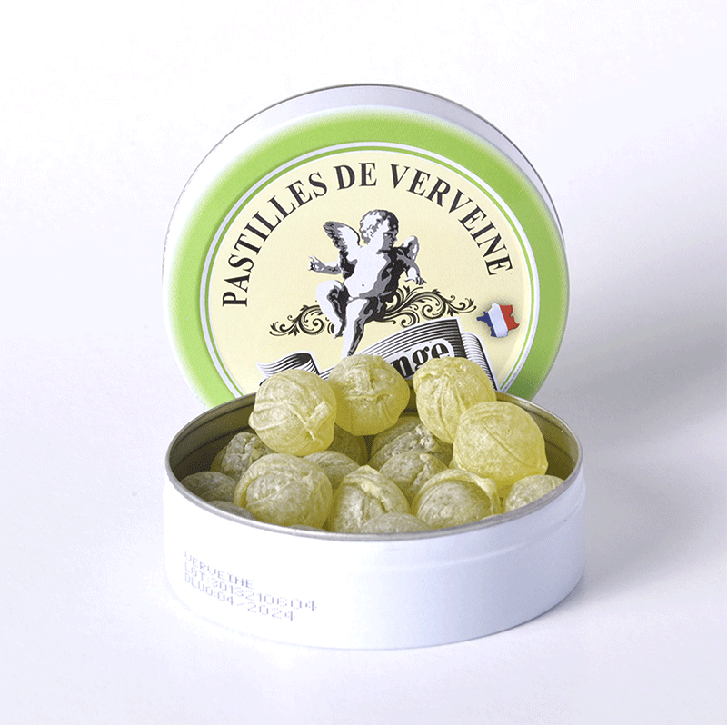 Verbena pastille are sweet and fresh. 100% made in France and available in Australia on French Bliss Boutique.