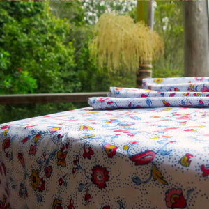 GENTIANE Multicolor Cotton Tablecloth