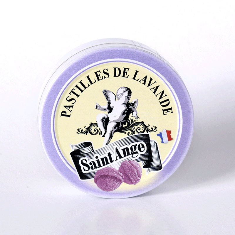 Discover 50 g of lavender pastilles in tin can, 100% made in France by passionate artisans.