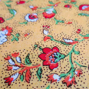 GENTIANE Yellow Cotton Tablecloth