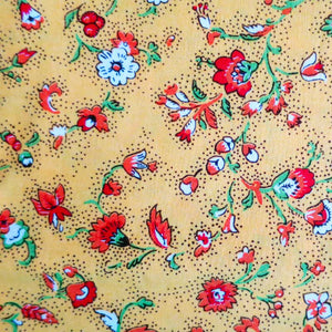 GENTIANE Yellow Cotton Tablecloth